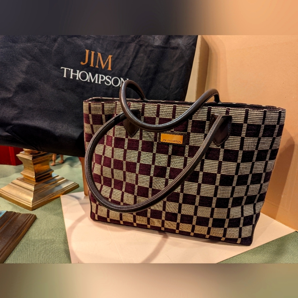 Jim Thompson Handbag Taupe/Grey
